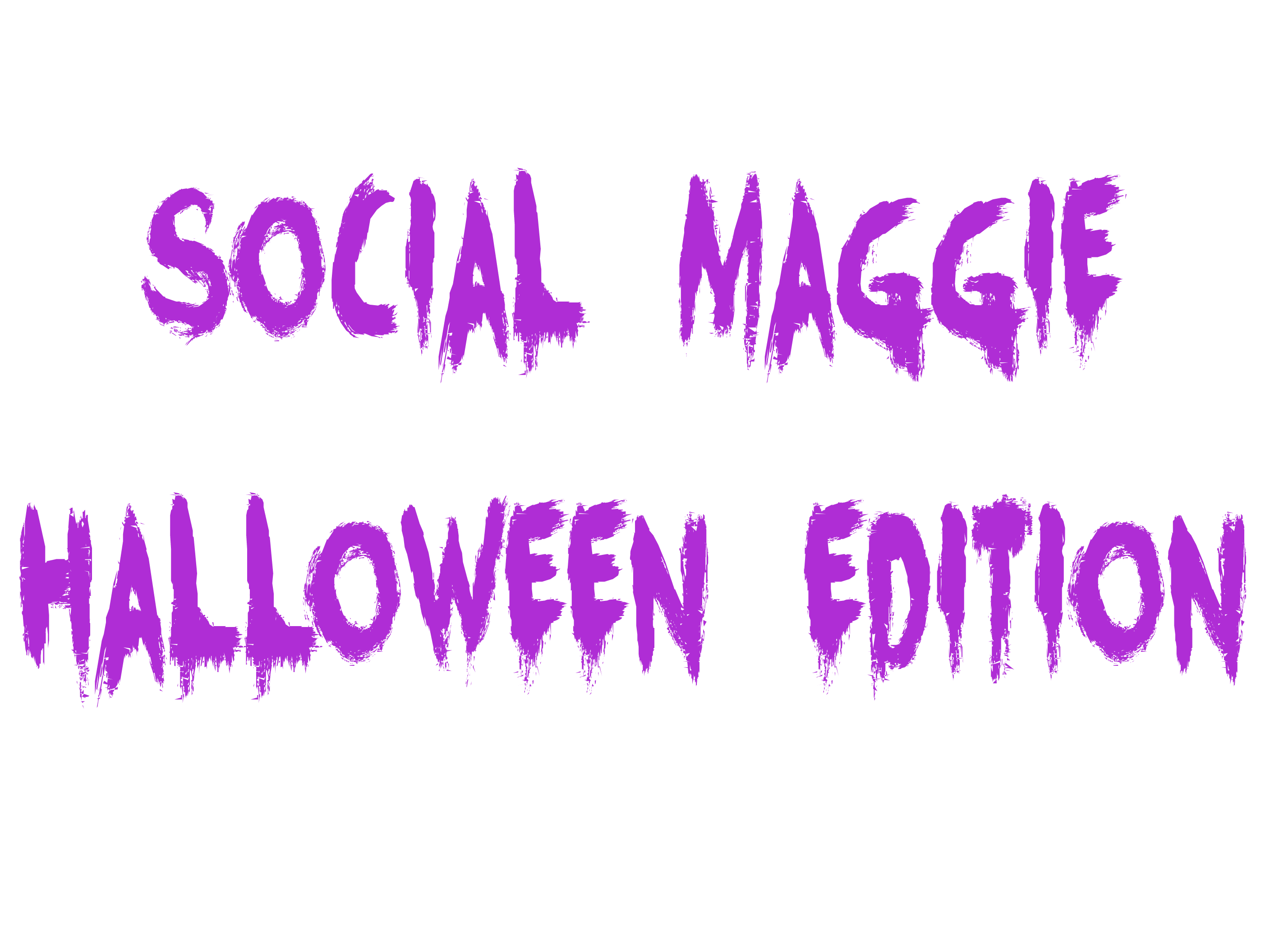 Social Media Halloween Edition